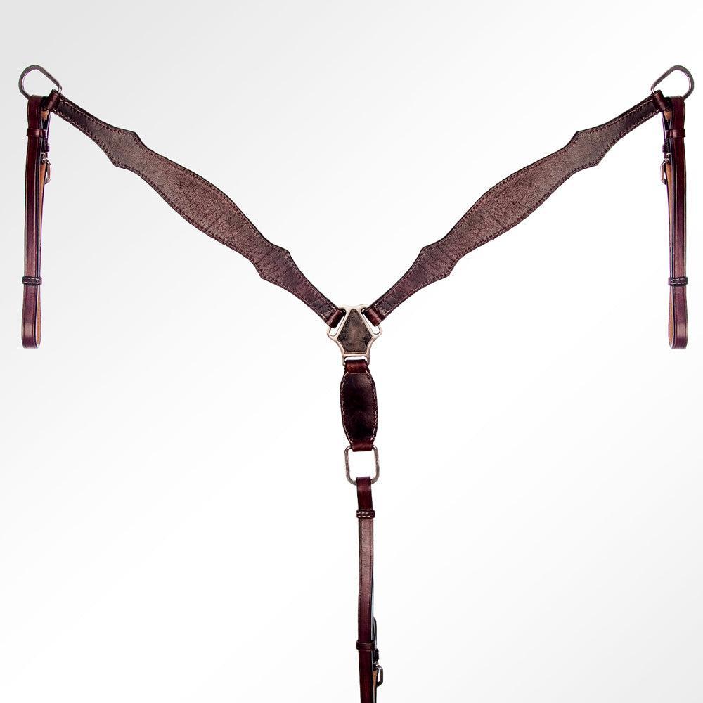 American Darling Western Horse Floral Genuine Leather Headstall Tack Set