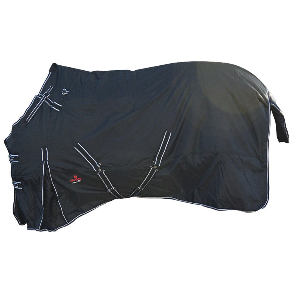 Hilason 1200D Waterproof Turnout Miniature H. Winter Blanket Black –