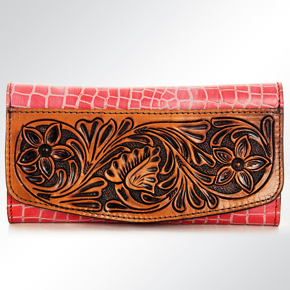 American Darling Hand-Tooled Genuine Leather Wallet