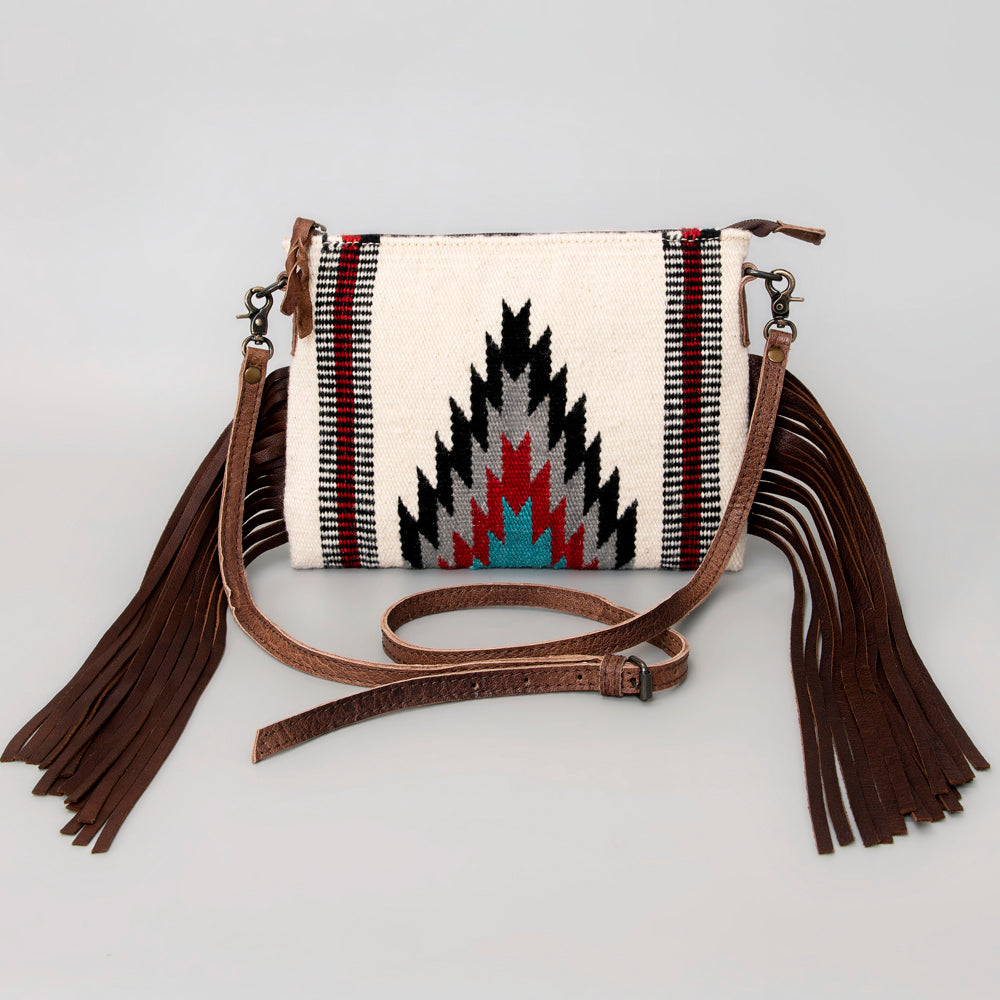 American Darling Crossbody Saddle Blanket Genuine Leather