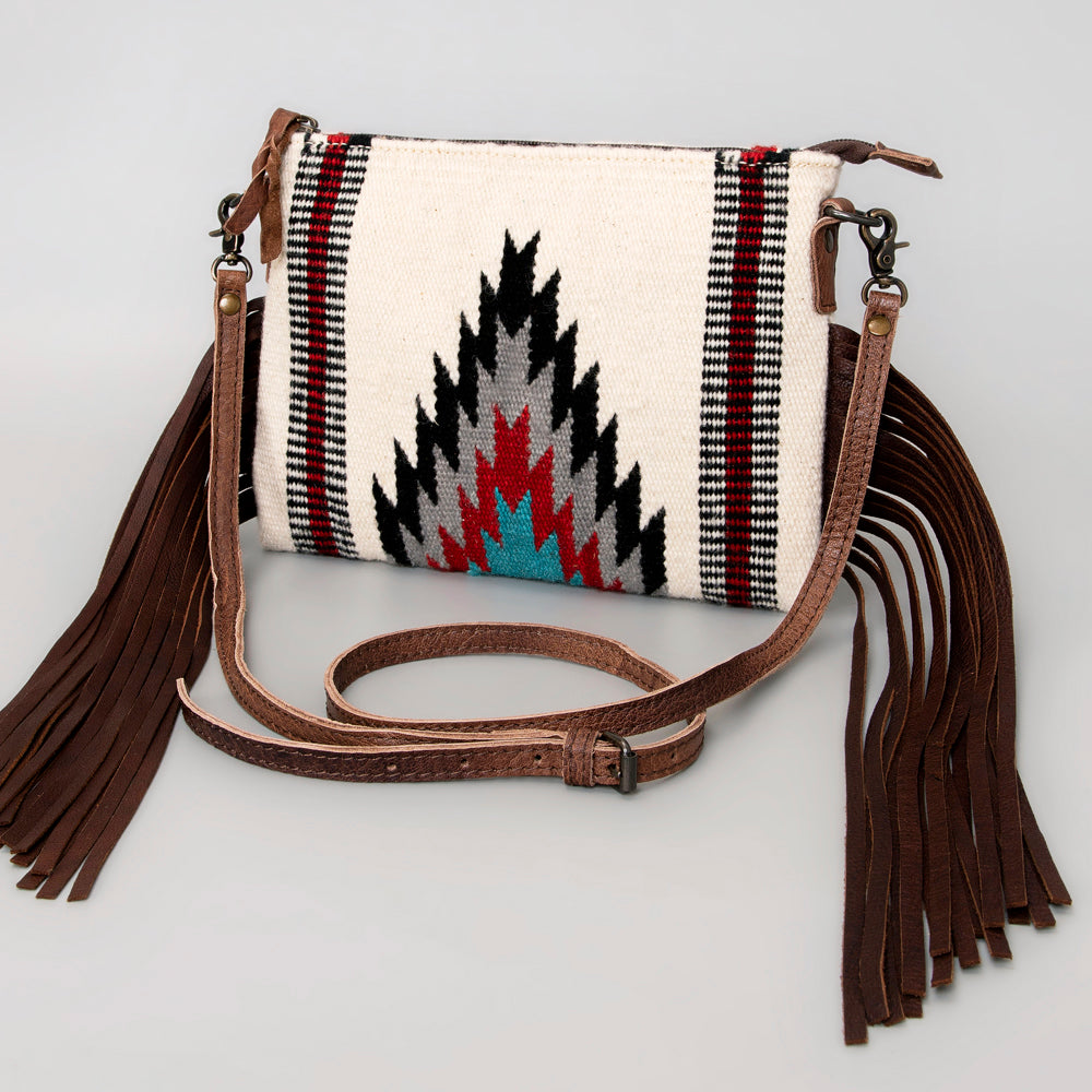 American Darling Crossbody Saddle Blanket Genuine Leather
