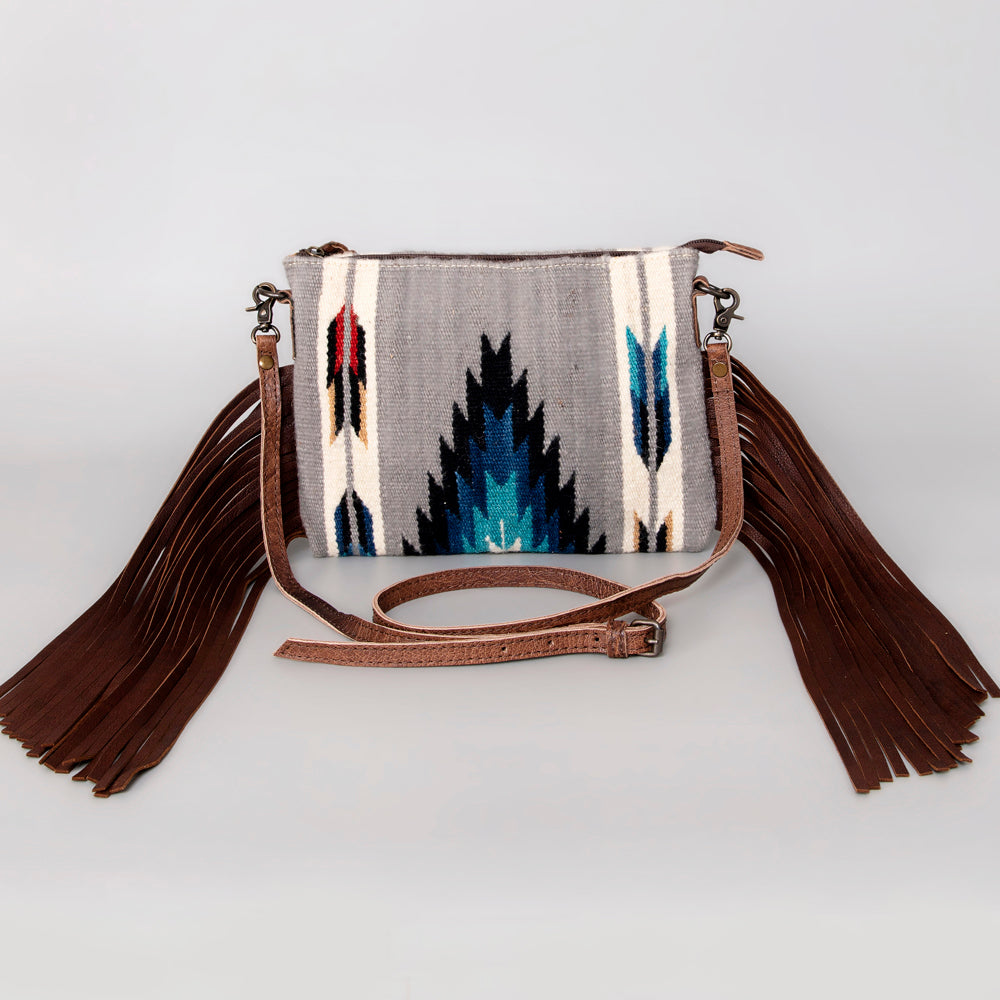 American Darling Crossbody Saddle Blanket Genuine Leather