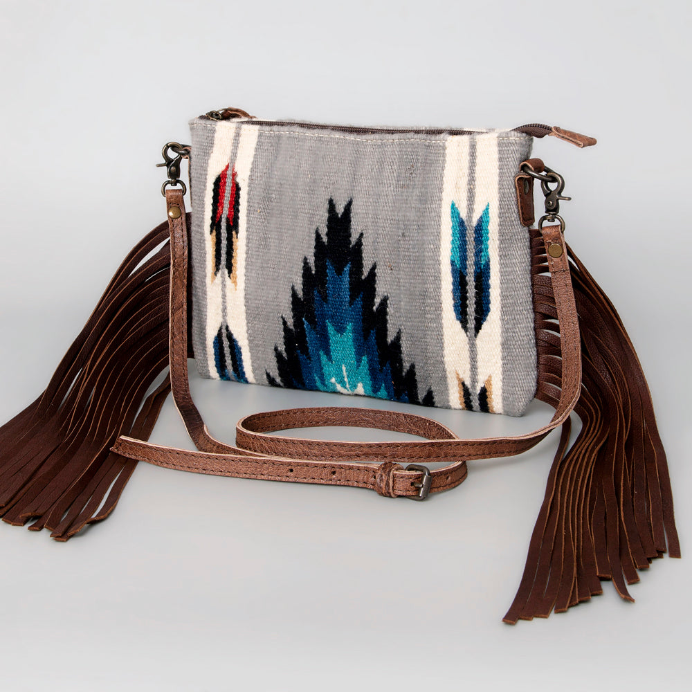 American Darling Crossbody Saddle Blanket Genuine Leather