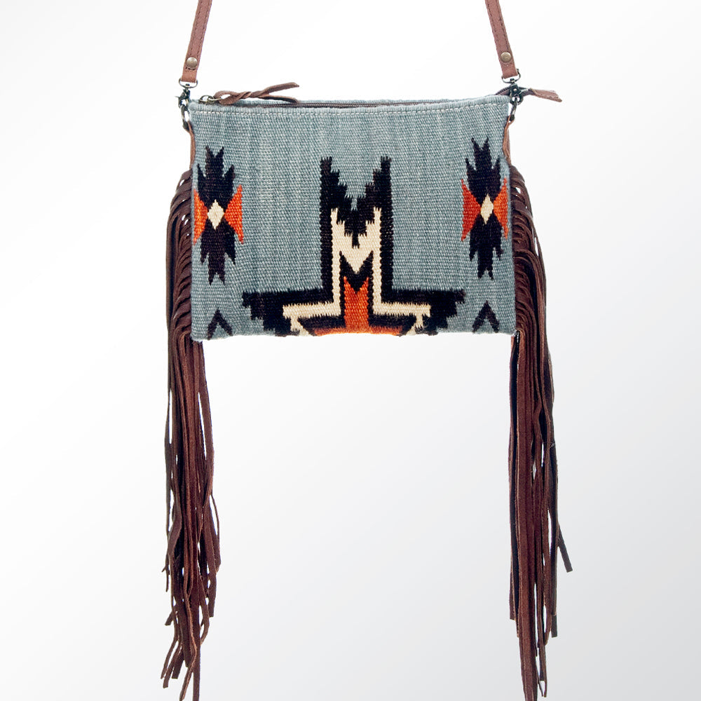 American Darling Crossbody Saddle Blanket Genuine Leather
