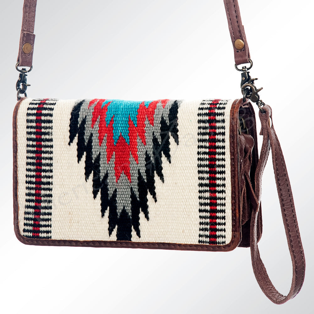 American Darling Organizer Saddle Blanket Genuine Leather Western Women Bag Handbag Purse | for Cute Travel
