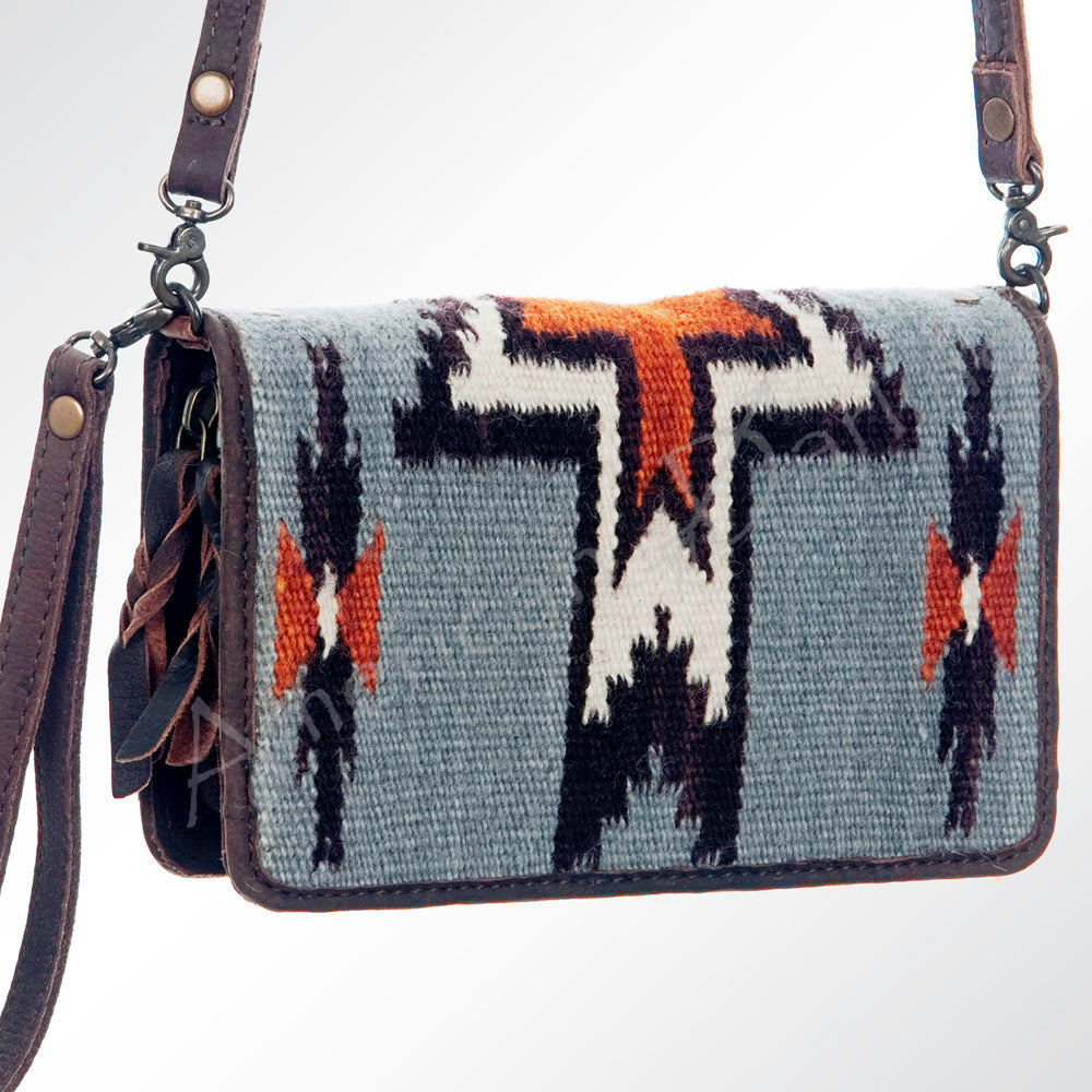 American Darling Organizer Saddle Blanket Genuine Leather Western Women Bag Handbag Purse | for Cute Travel