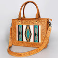 American Darling Tote Saddle Blanket Genuine Leather Western Women Bag Handbag Purse | Western Tote Bag | Travel Tote Bags | College Tote Bag | Casual Tote Bag