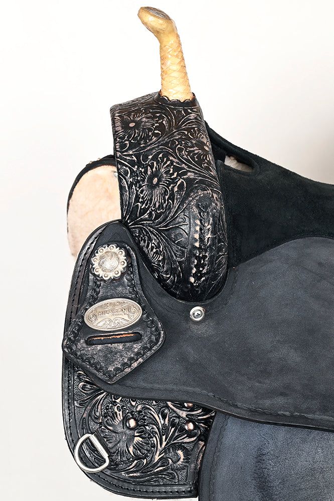 Western Horse Saddle American Leather Flex Trail Barrel Tack Hilason