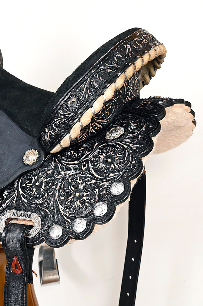 Western Horse Saddle American Leather Flex Trail Barrel Tack Hilason