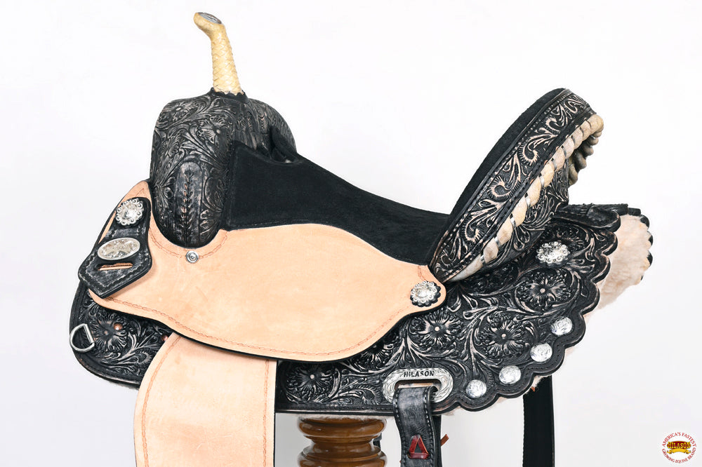 Western Horse Saddle American Leather Flex Trail Barrel Tack Hilason