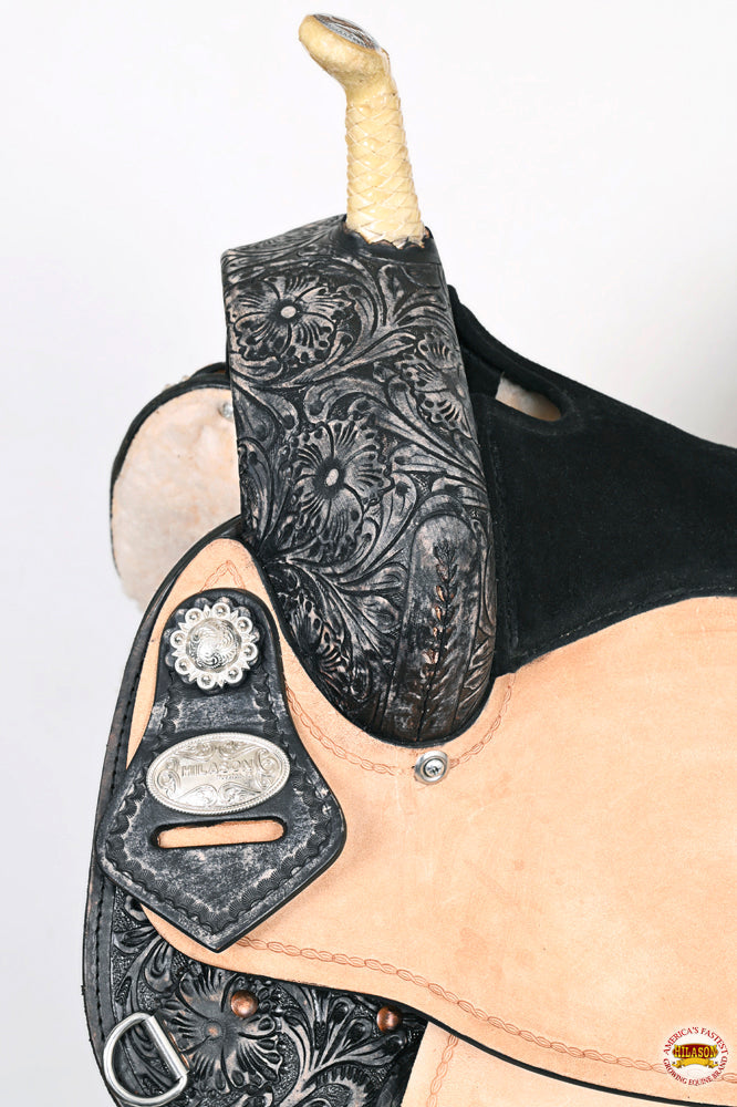Western Horse Saddle American Leather Flex Trail Barrel Tack Hilason