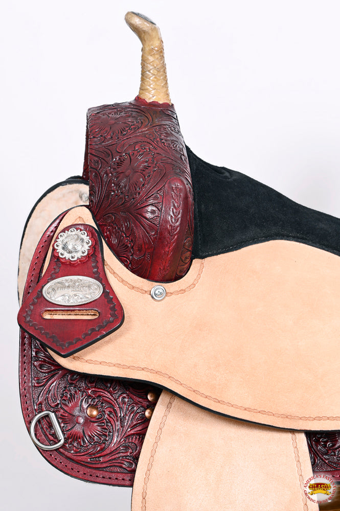 Western Horse Saddle American Leather Flex Trail Barrel Tack Hilason