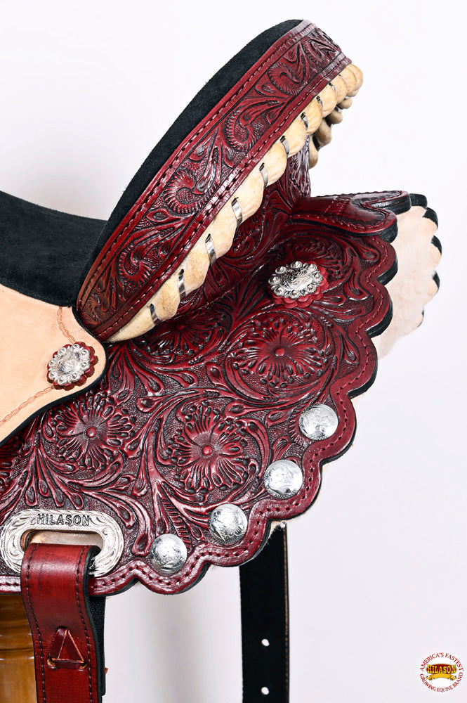 Western Horse Saddle American Leather Flex Trail Barrel Tack Hilason