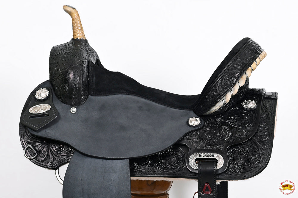Western Horse Saddle American Leather Flex Trail Barrel Tack Hilason