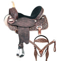 Western Horse Saddle American Leather Flex Trail Barrel Tack Hilason