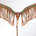 AMERICAN DARLING Western Horse Headstall Breast Collar Set American Leather