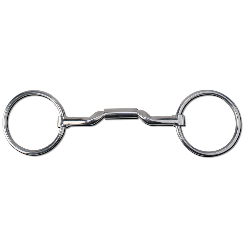 5 1/4 in Myler H. Bit Loose Ring Mullen W/ Low Ported Barrel – Hilason
