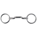 6 in Myler H. Bit Loose Ring Mullen W/ Low Ported Barrel – Hilason