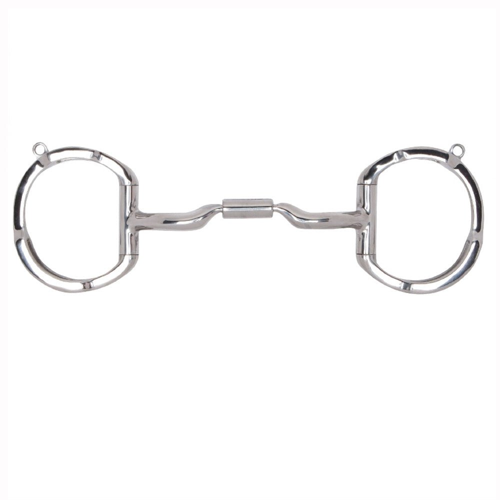 5 1/2 in Myler H. Bit Eggbutt With Hooks Low Port Comfort Snaffle –