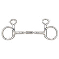 5 in Myler H. Bit Eggbutt W/ Hooks Ported Barrel Stainless Steel –