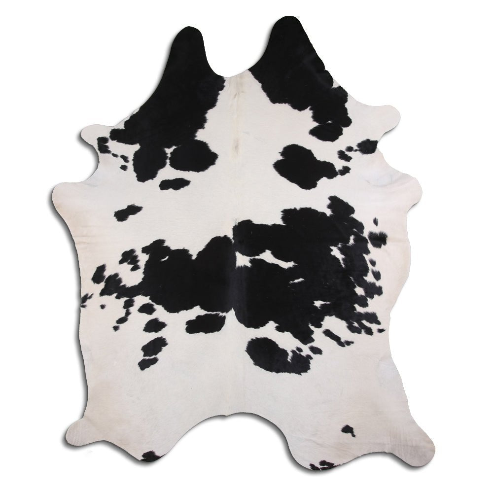8 Ft X 7 Ft Genuine Brazilian Cowhide Skin Rug by Hilason | Hair-On Leather Home Décor Carpet