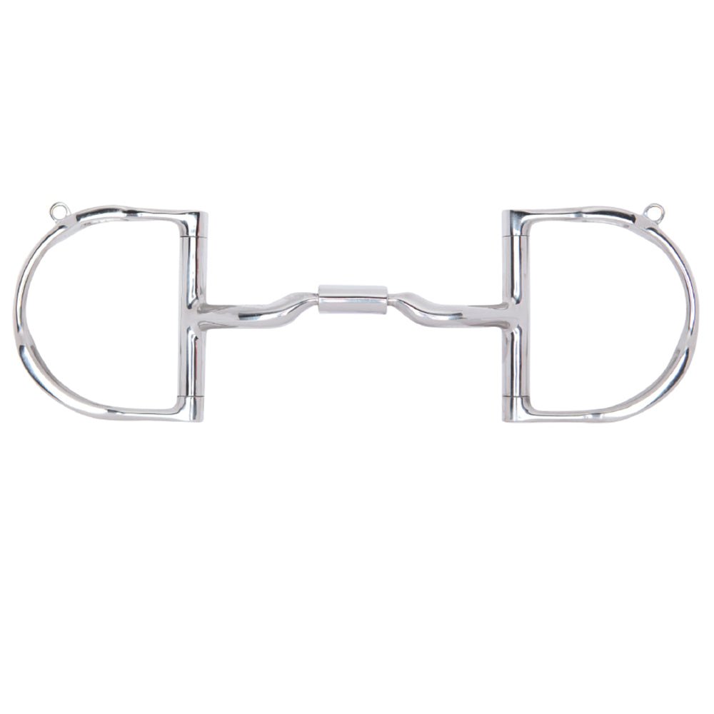 5 in Myler H. Bit Dee W/ Hooks Low Port Comfort Snaffle – Hilason