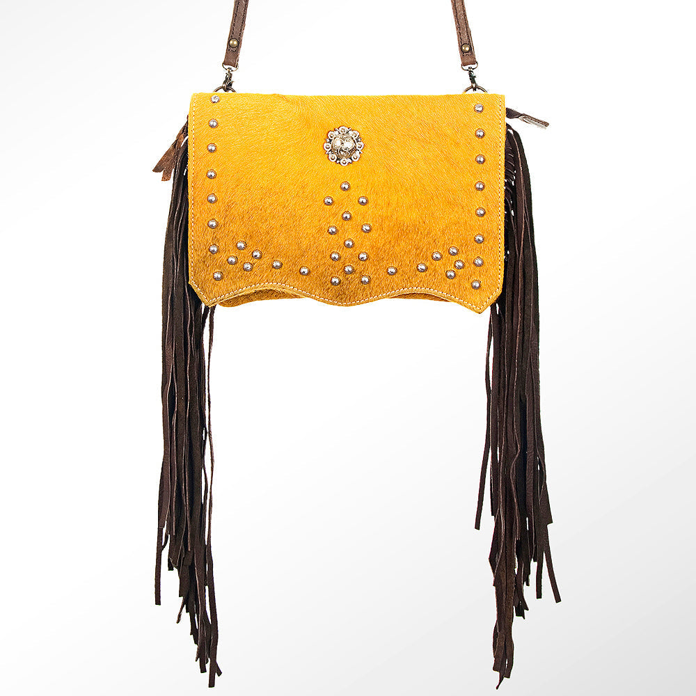 American Darling Hair-On Genuine Leather Clutch