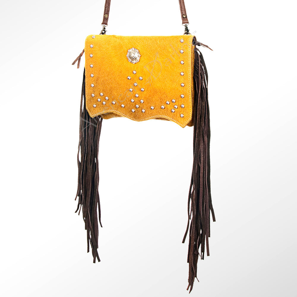 American Darling Hair-On Genuine Leather Clutch
