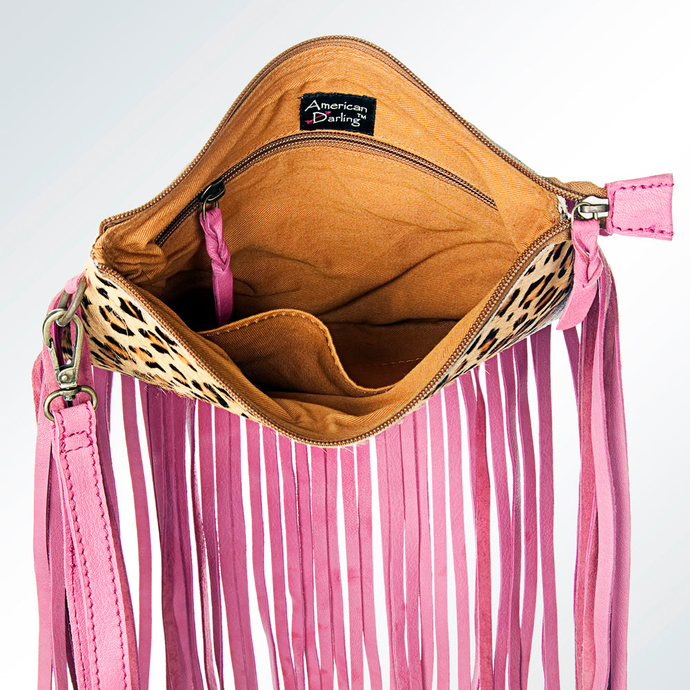 American Darling Hair-On Genuine Leather Small Crossbody Bag