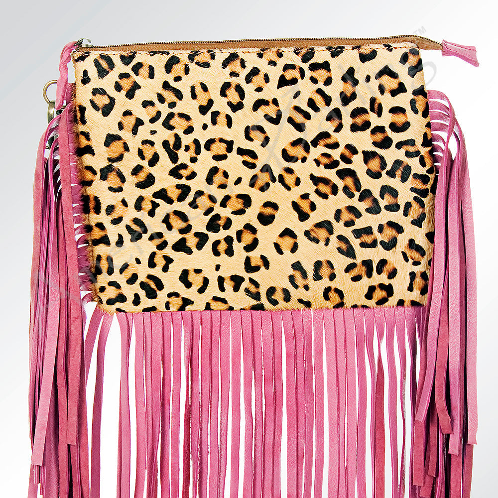 American Darling Hair-On Genuine Leather Small Crossbody Bag