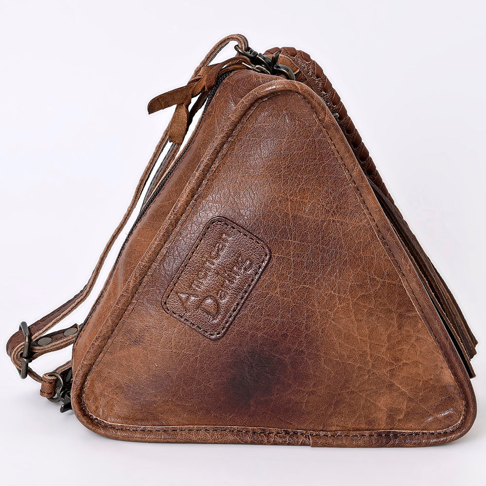 American Darling Crossbody Hand Tooled Genuine Leather