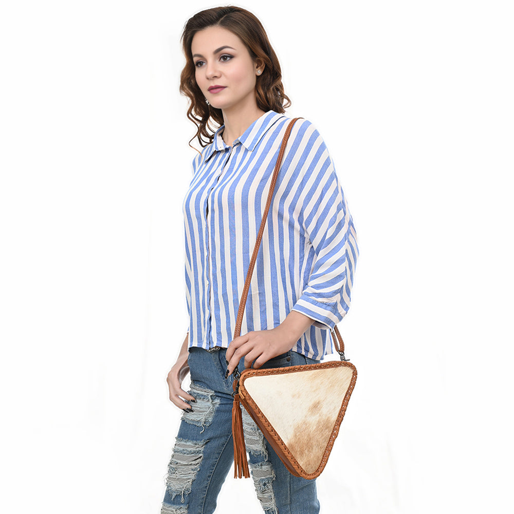 American Darling Crossbody Hand Tooled Genuine Leather