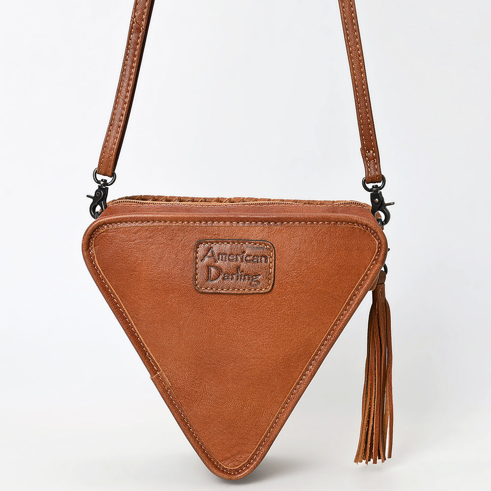 American Darling Crossbody Hand Tooled Genuine Leather