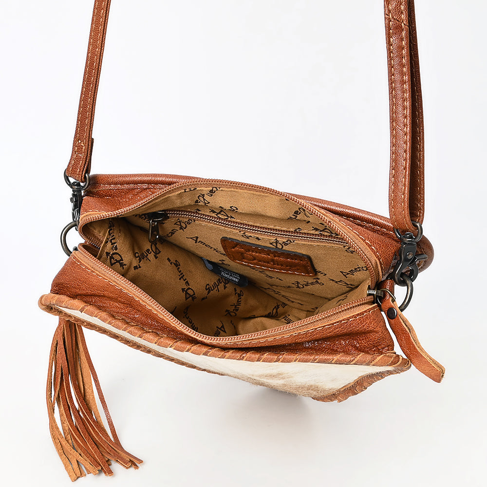 American Darling Crossbody Hand Tooled Genuine Leather
