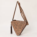 American Darling Crossbody Hand Tooled Genuine Leather