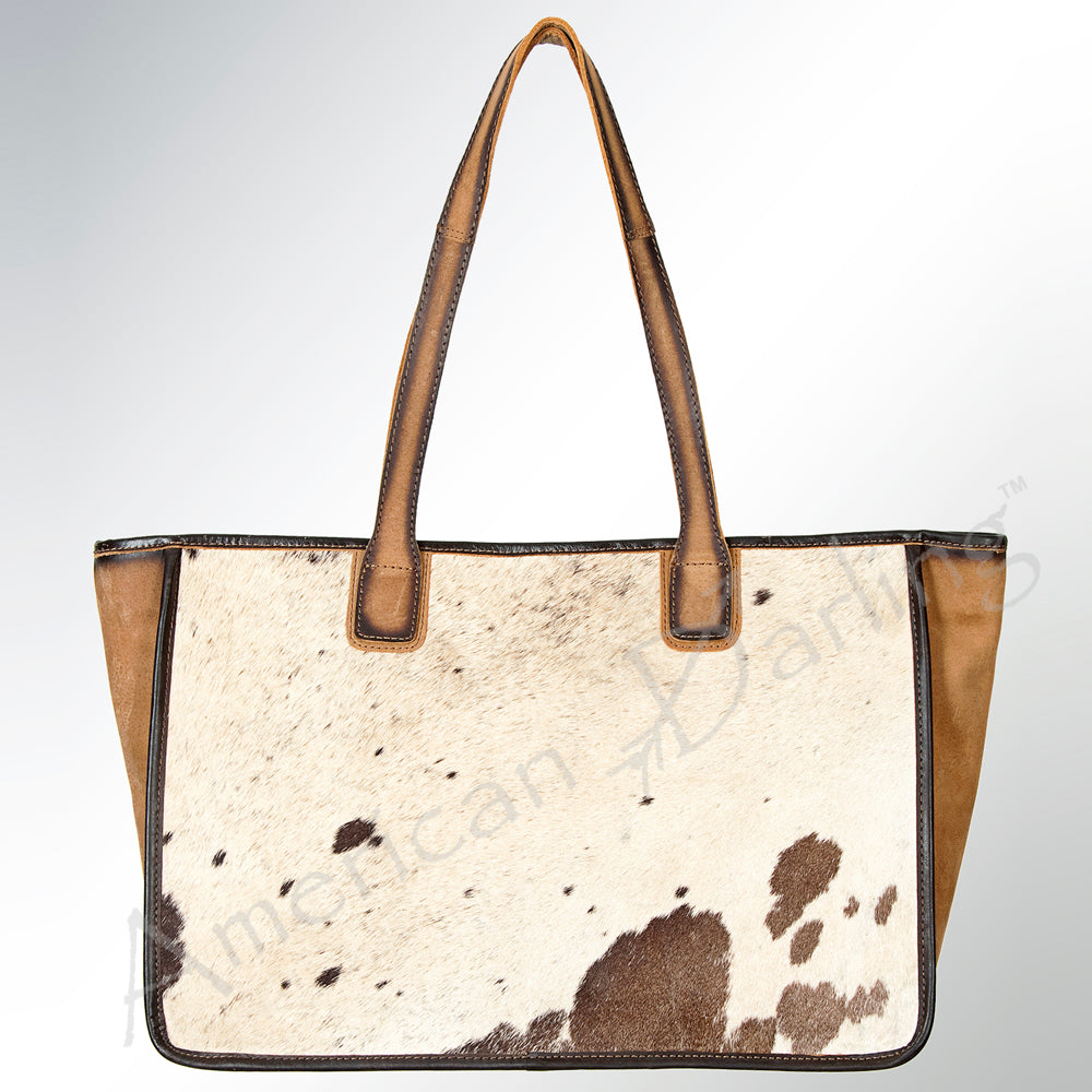 American Darling Tote Hair on Genuine Leather Western Women Bag Handbag Purse | Travel Bags College Casual