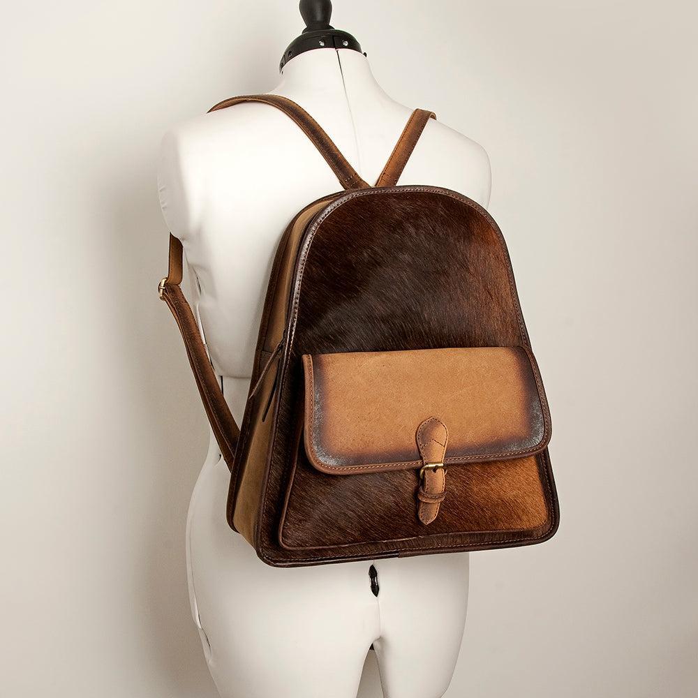 American Darling Hair-On Cowhide Leather Backpack