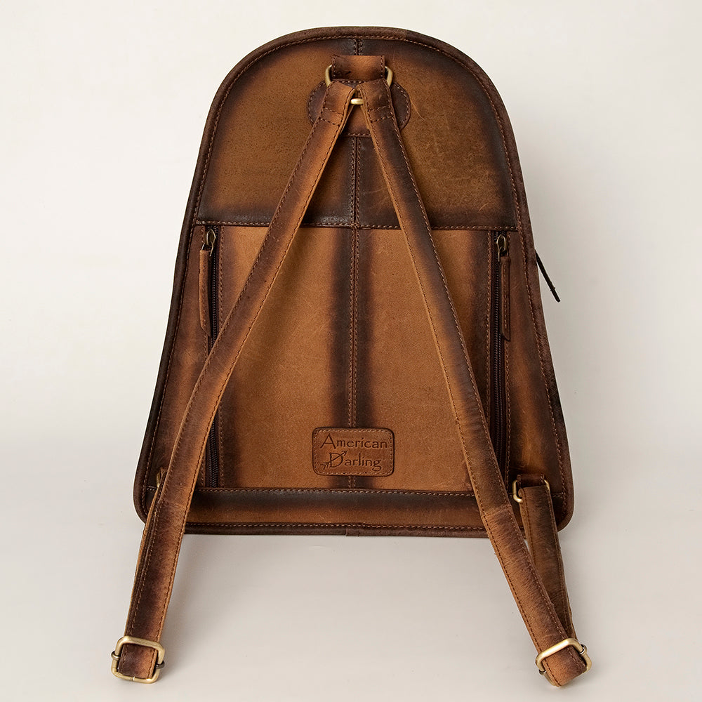 American Darling Backpack Hair on Genuine Leather Western Women Bag | for Laptop School Purse Travel