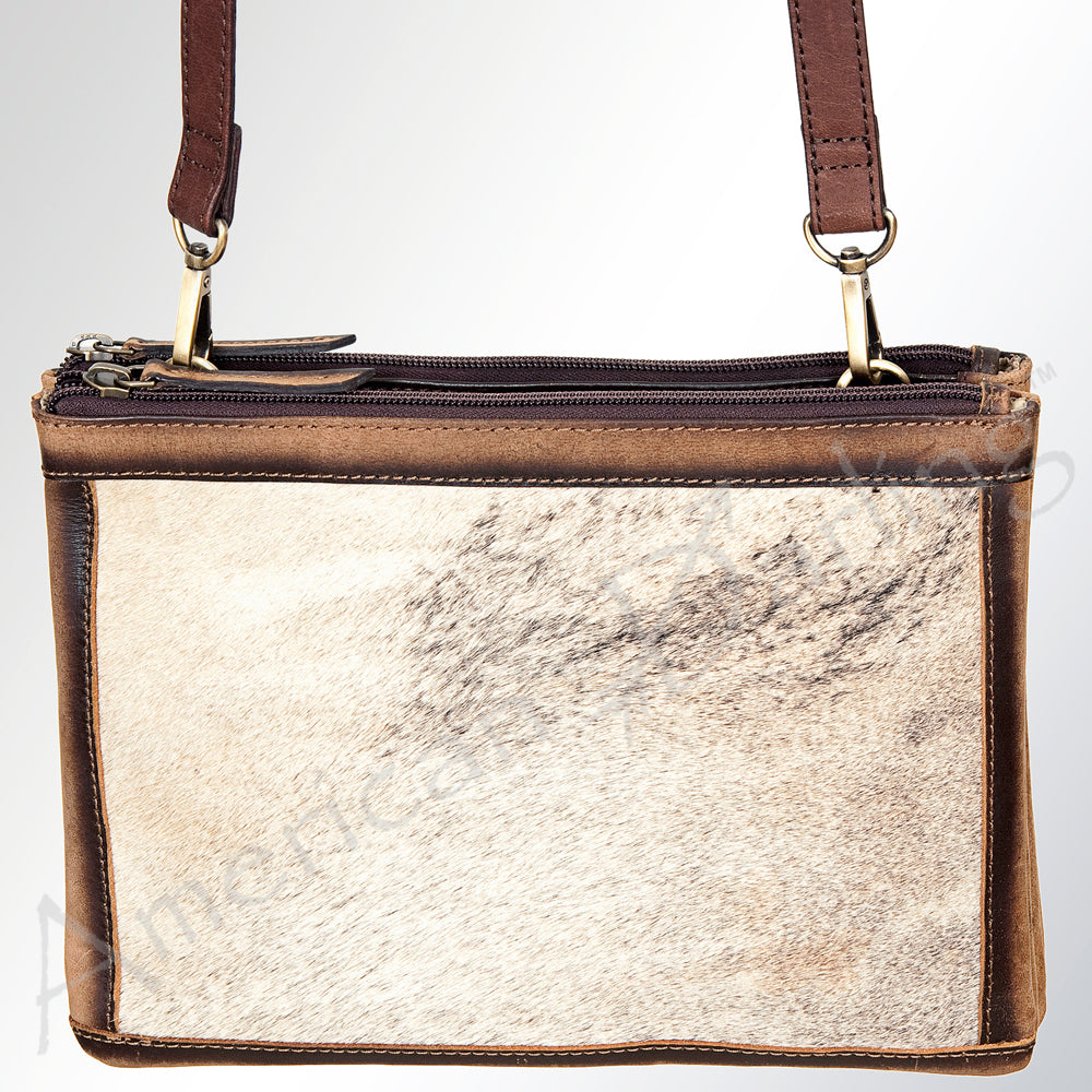 American Darling Hair-On Genuine Leather Small Crossbody Bag
