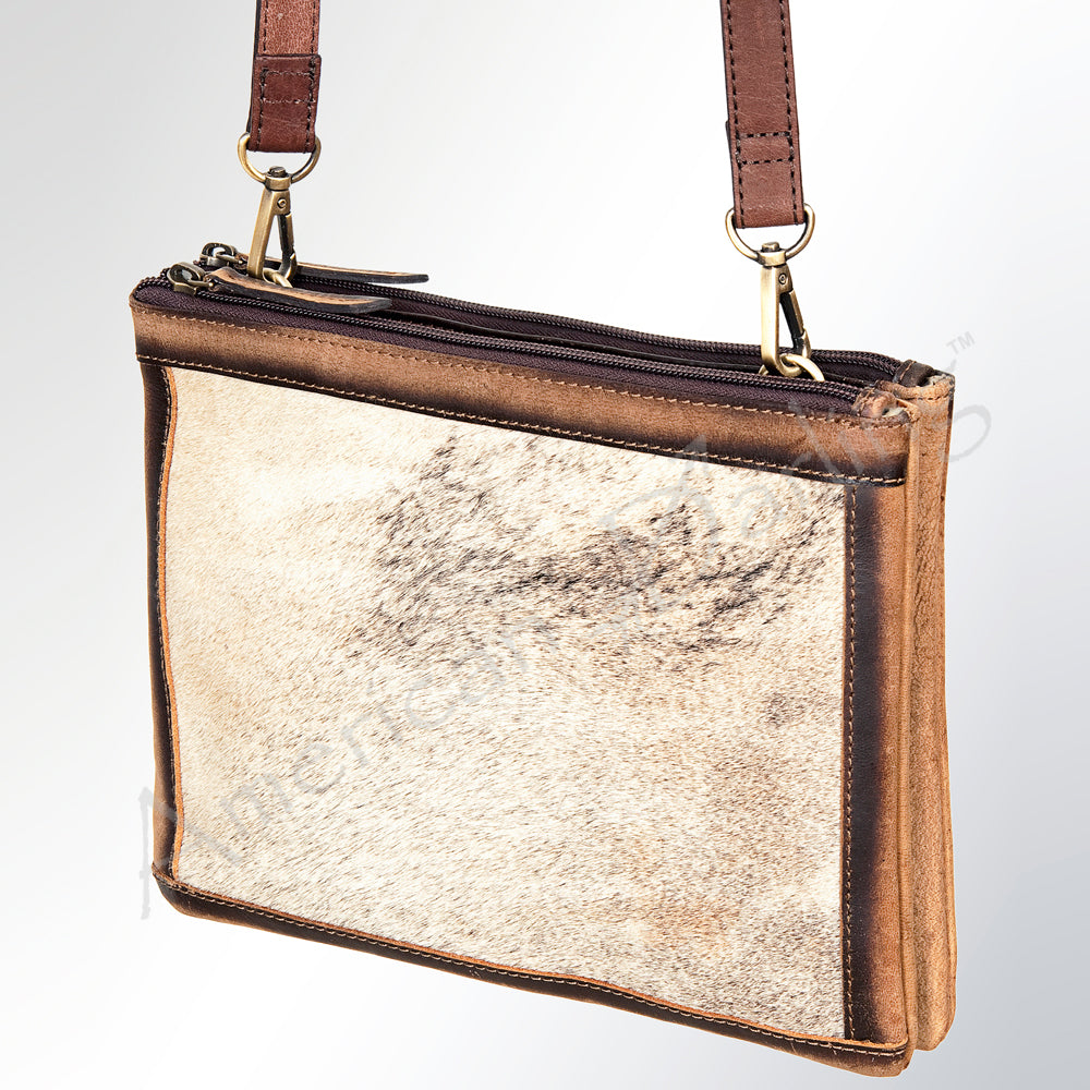 American Darling Hair-On Genuine Leather Small Crossbody Bag