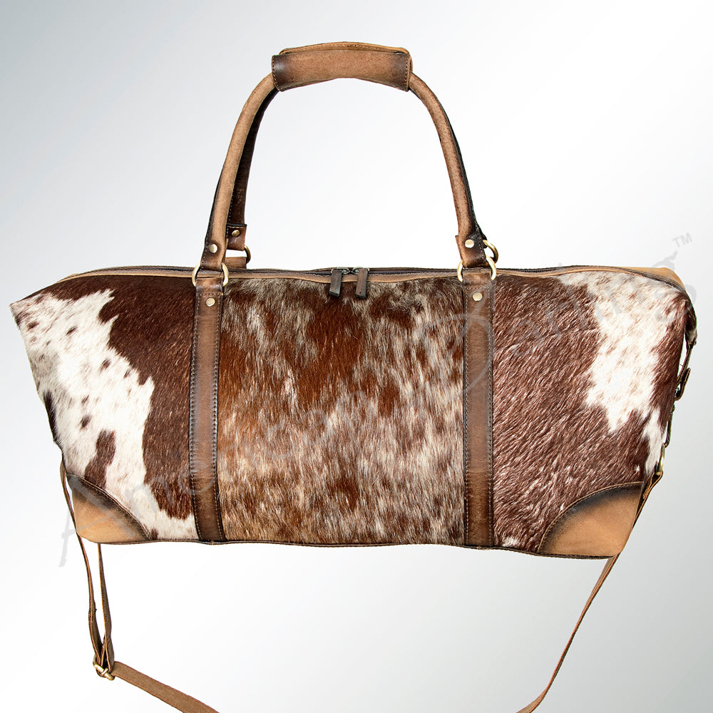 American Darling Hair-On Genuine Leather Duffel Bag
