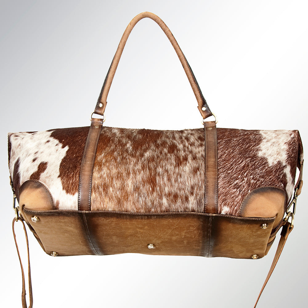 American Darling Hair-On Genuine Leather Duffel Bag