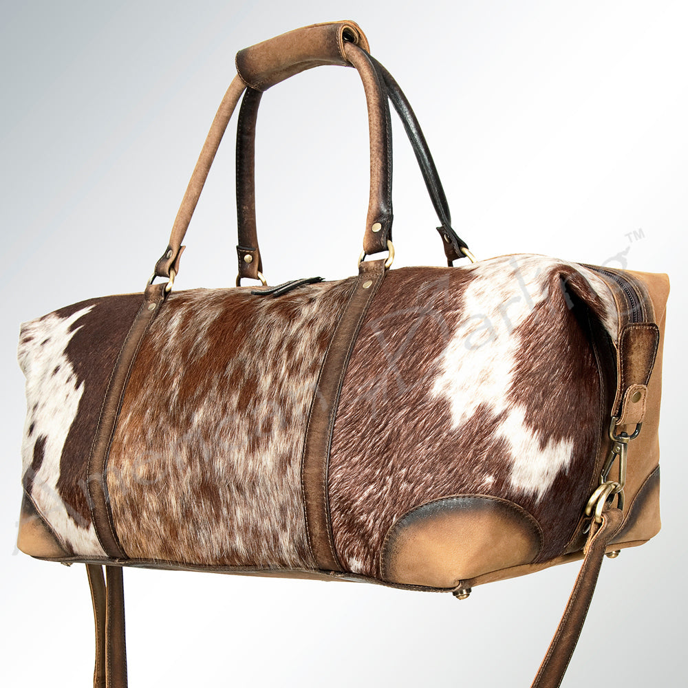 American Darling Hair-On Genuine Leather Duffel Bag