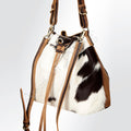 American Darling Hair-On Genuine Leather Bucket Bag