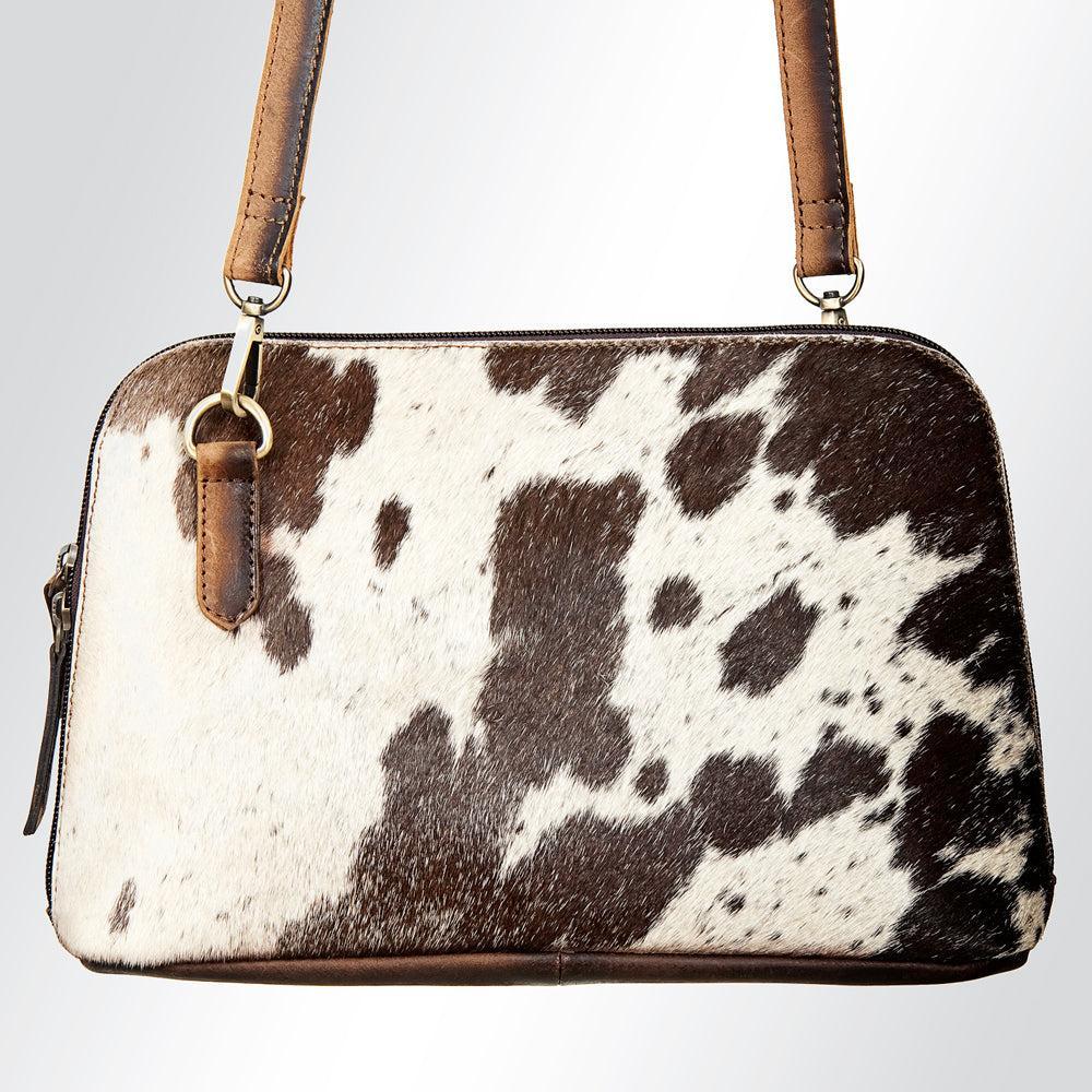 American Darling Hair-On Genuine Leather Crossbody Bag