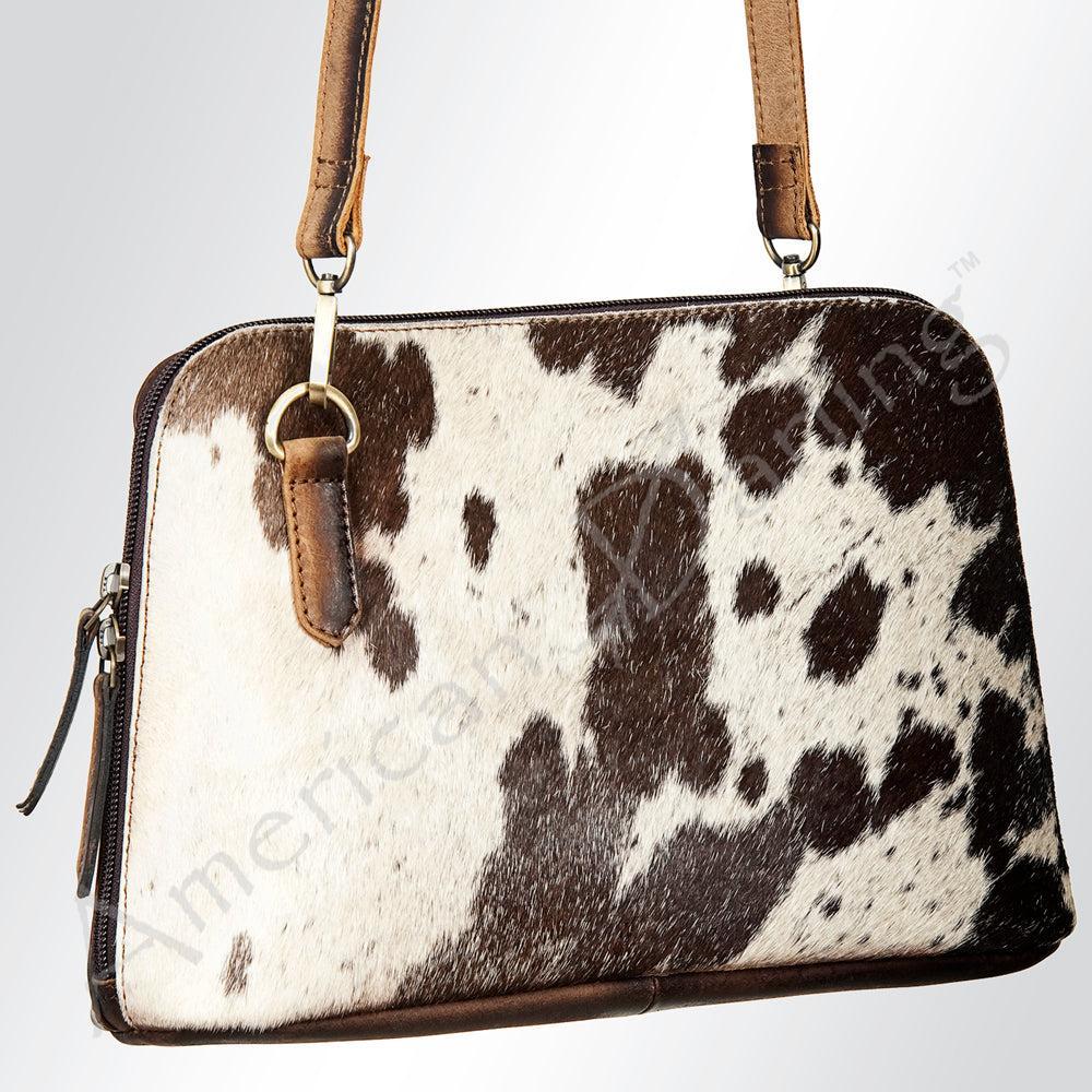 American Darling Hair-On Genuine Leather Crossbody Bag