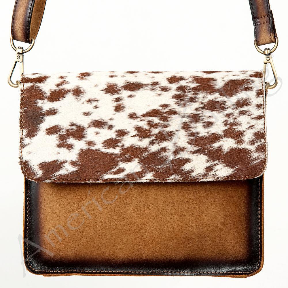 American Darling Hair-On Genuine Leather Crossbody Bag