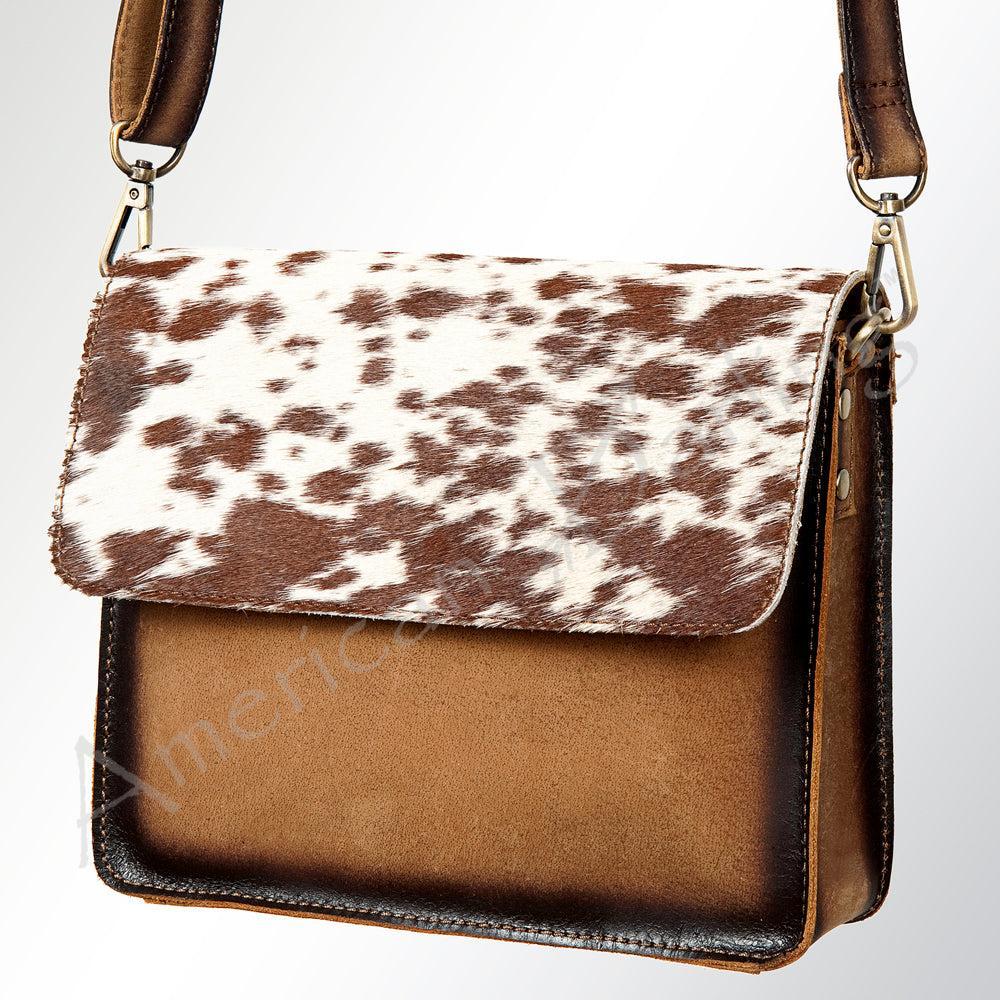 American Darling Hair-On Genuine Leather Crossbody Bag