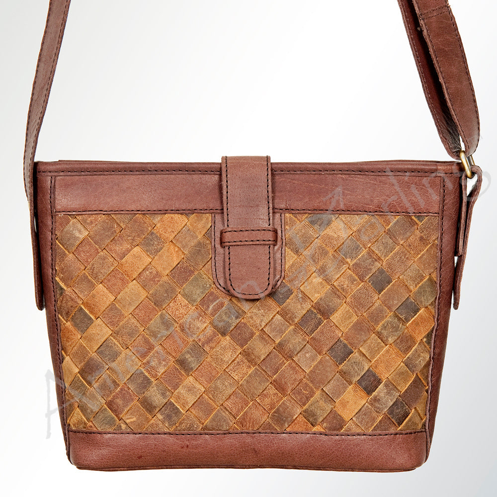 American Darling Women's Crossbody Bag Full Grain Genuine Leather Handbag and Ladies Purse