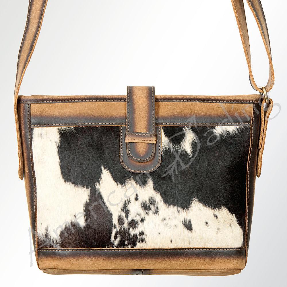 American Darling Hair-On Genuine Leather Crossbody Bag